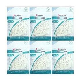 Nascita 50'li X 6 Paket Nane Aromalı Çift Taraflı Kürdanlı Diş İpi