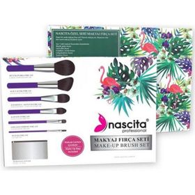 Nascita 8680742415267 Mor Makyaj Fırça Seti