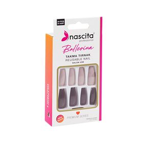 Nascita Ballerina 24'lü Renkli Takma Tırnak