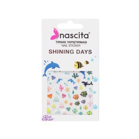 Nascita Blue Sea Tırnak Yapıştırma Sticker