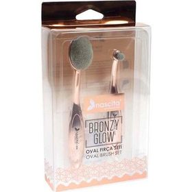 Nascita Bronzy Glow 2'li Oval Fırca Seti