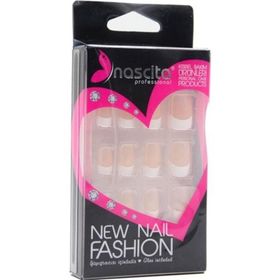 Nascita NASNAIL00030 24'lü Beyaz Doğal French Takma Tırnak
