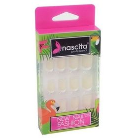 Nascita NASNAIL00032 24'lü Beyaz Doğal French Takma Tırnak