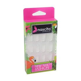 Nascita NASNAIL00036 Beyaz Doğal French 24'lü Takma Tırnak