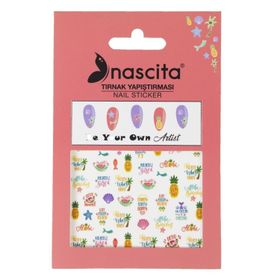 Nascita No:06 Beach Tırnak Stickeri