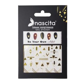 Nascita No:08 Triangle Tırnak Stickeri