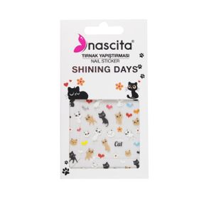 Nascita No:24 Pretty Cat Tırnak Stickeri