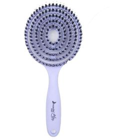 Nascita Oval Orta Boy Lila Saç Fırçası