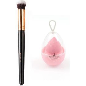 Nascita Oval Yapılı Kapatıcı Fırçası + Pembe Kutulu Yumurta Sünger
