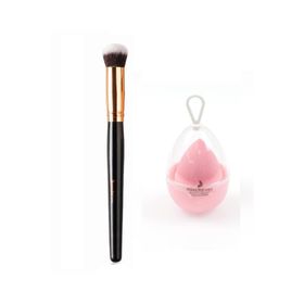 Nascita Oval Yapılı Kapatıcı Fırçası + Pembe Kutulu Yumurta Sünger
