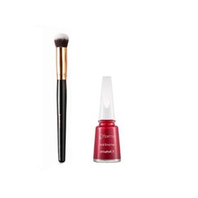 Nascita Profesyonel Oval Yapılı Kapatıcı Fırçası 136 Pretty Oje 48 Kırmızı Set