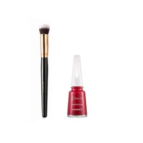 Nascita Profesyonel Oval Yapılı Kapatıcı Fırçası 136 Pretty Oje 48 Kırmızı Set
