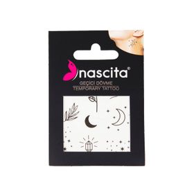 Nascita Rose & Stars 01 Geçici Dövme