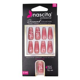 Nascita S254 Taşlı Takma Tırnak