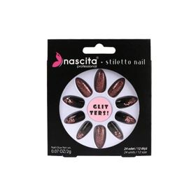 Nascita Stiletto Takma Tırnak - Chroming
