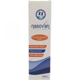 Nasovan Hipertonik Alkali Hijyenik Steril Van Gölü Suyu 100 ml Burun Spreyi