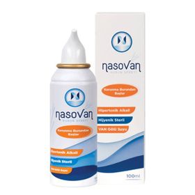 Nasovan Hipertonik Alkali Hijyenik Steril Van Gölü Suyu 100 ml Burun Spreyi