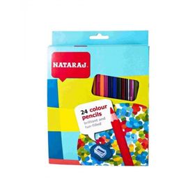 Nataraj 24 Renk Kuru Boya Kalemi