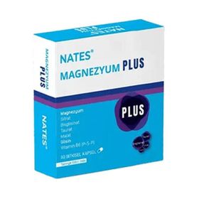 Nates Magnezyum Plus 60 Kapsül
