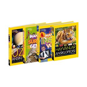 National Geographic Kids Ansiklopedi Seti (4 Kitap) - Kolektif