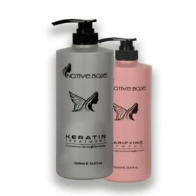 Native Base 1000 ml Keratin + 1000 ml Şampuan Bakım Seti