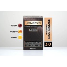 Native Base 3.0 Koyu Kestane Saç Boyası