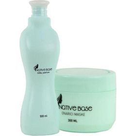 Native Base 500 ml Doğal Şampuan+300 ml Onarıcı Maske