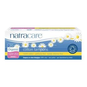 Natracare 20 Adet Super Plus Cotton Tampons
