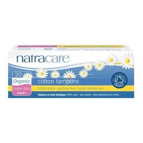 Natracare 20 Adet Super Plus Cotton Tampons