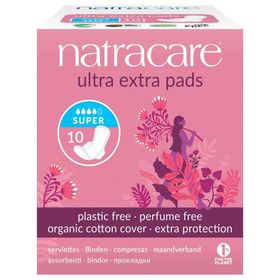 Natracare Ultra Ekstra Kanatlı Süper Ped 10lu