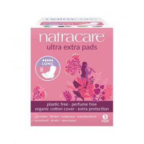 Natracare Ultra Ekstra Kanatlı Süper Ped 10lu