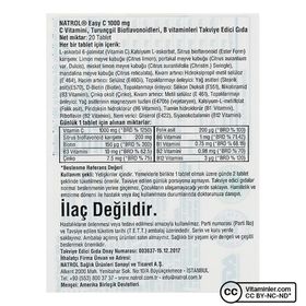 Natrol Easy-C 1000 mg 20 Tablet
