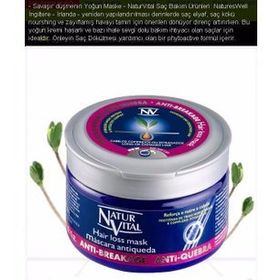 Natur Vital Hair Loss Yoğun 300 ml Bakım Maskesi