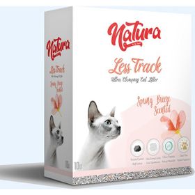 Natura 10 lt x 2 Adet Less Track Bahar Esintisi Kokulu Kedi Kumu