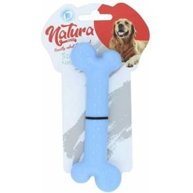 Natura 14 cm Plastik Kemik Halatlı Köpek Çiğneme Oyuncağı