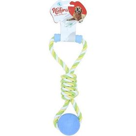 Natura 31 cm Plastik Toplu ve Saplı Çekme Köpek Çiğneme Oyuncağı