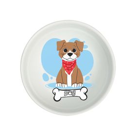 Natura 400 ml Bone Seramik Köpek Mama Kabı