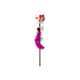 Natura 45 cm Uzun Peluş Tüylü Kedi Olta Oyuncağı