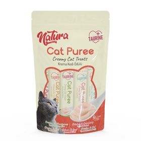 Natura 5'li Karışık 5x12 gr Kedi Püre Krema