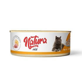 Natura 70 gr Adult Tahılsız Tavuk Fileto ve Peynirli Yetişkin Kedi Konservesi