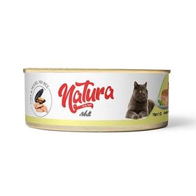 Natura 70 gr Adult Tahılsız Ton Balık ve Midyeli Yetişkin Kedi Konservesi
