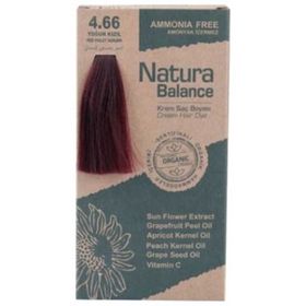 Natura Balance 4.66 Yoğun Kızıl Organik Krem Saç Boyası