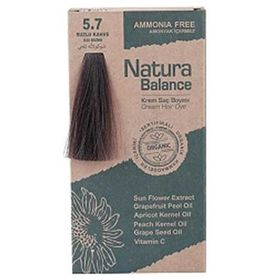 Natura Balance 5.7 Buzlu Kahve Organik Krem Saç Boyası