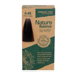 Natura Balance Krem 4.45 Etkileyici Kahve Organik Saç Boyası