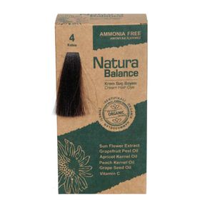 Natura Balance Krem 4 Kahve Organik Saç Boyası