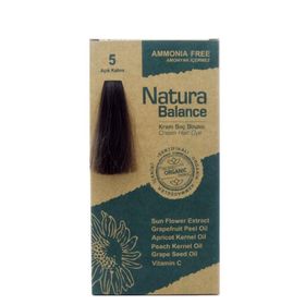 Natura Balance Krem 5 Açık Kahve Organik Saç Boyası