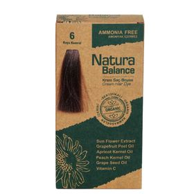 Natura Balance Krem 6 Koyu Kumral Organik Saç Boyası