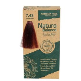 Natura Balance Krem 7.43 Kumral Bakır Organik Saç Boyası