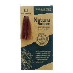Natura Balance Krem 8.1 Küllü Açık Kumral Organik Saç Boyası