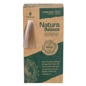 Natura Balance Krem 8 Açık Kumral Organik Saç Boyası